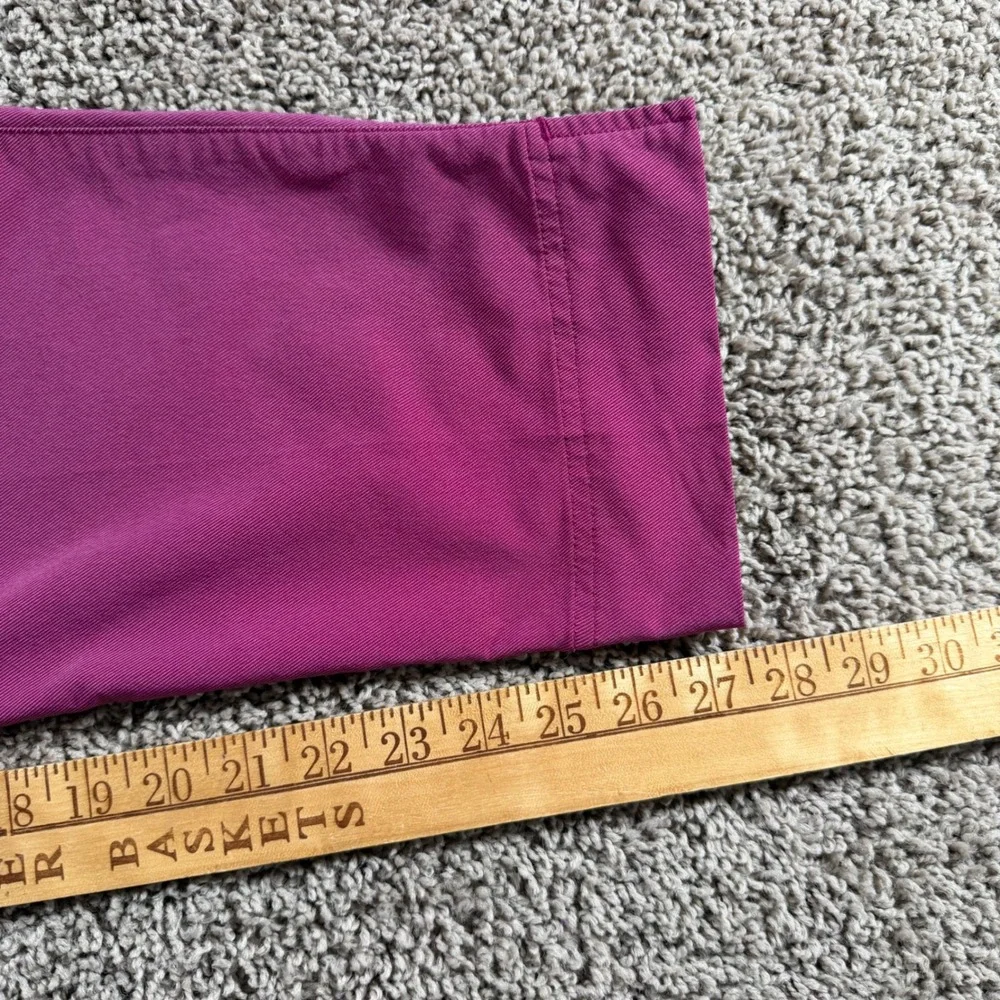 Adidas Golf Pants Berry Cropped Straight Leg women 14 athletic performance ankle
